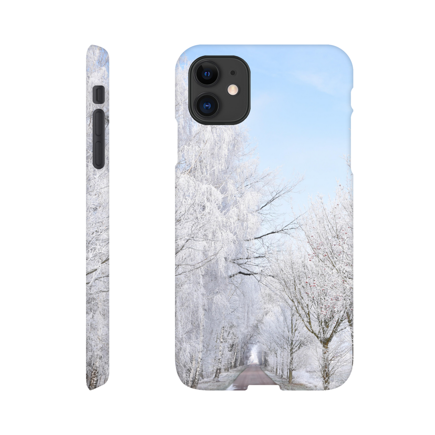 Winter’s Silent Path - Slim Phone Case - JDivine