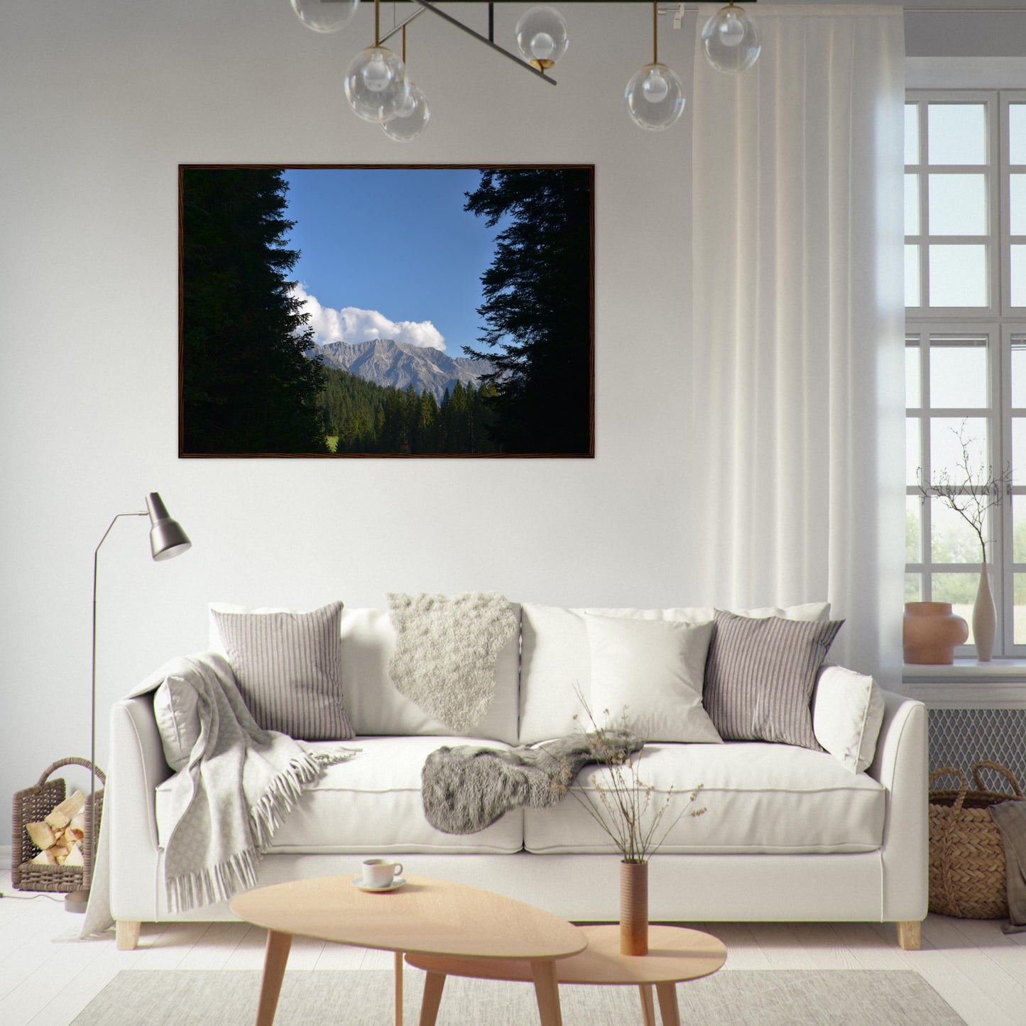 Framed Peaks - Framed Poster - JDivine