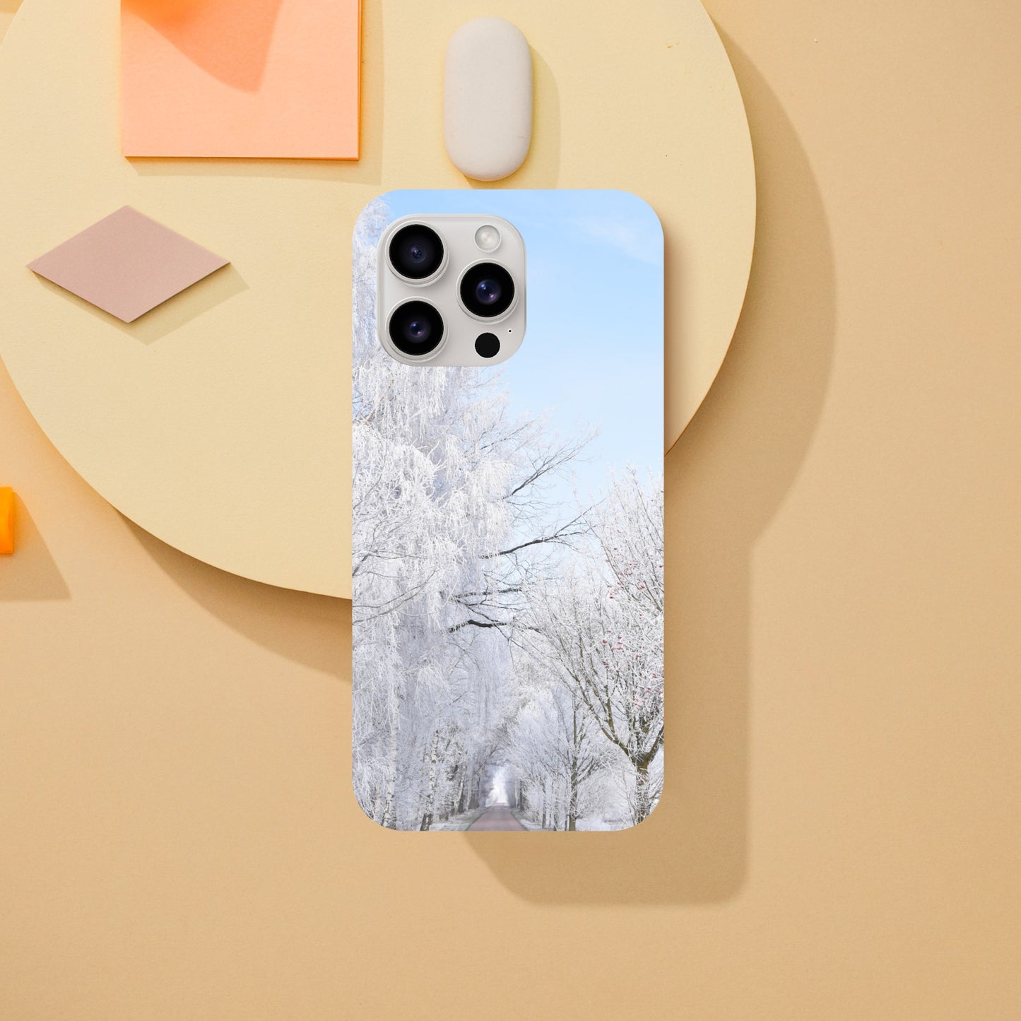 Winter’s Silent Path - Tough Phone Case - JDivine