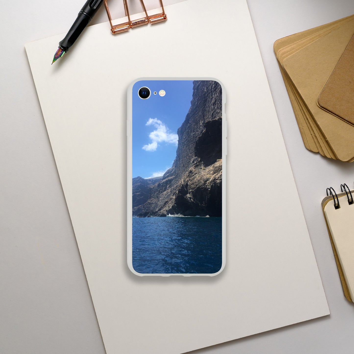 Azure Cliffs Encounter - Flexi Phone Case - JDivine