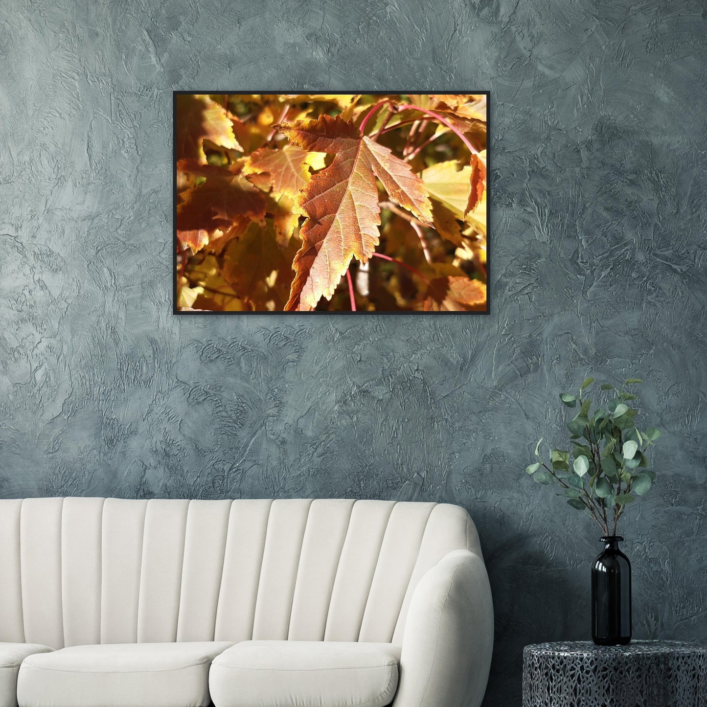 Autumn's Golden Glow - Framed Poster - JDivine