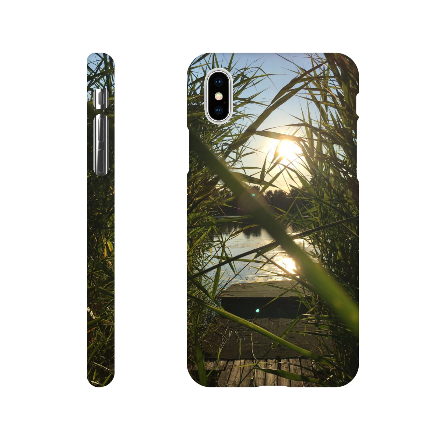 Golden Reed Passage - Slim Phone Case - JDivine