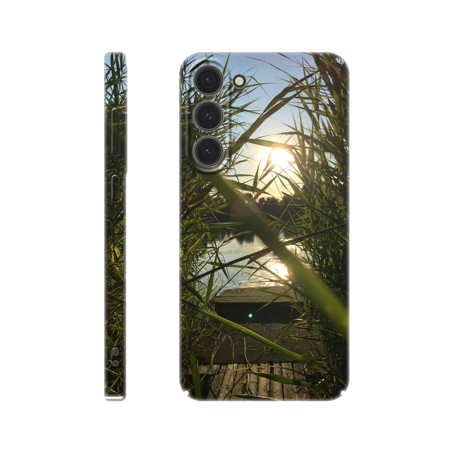 Golden Reed Passage - Slim Phone Case - JDivine