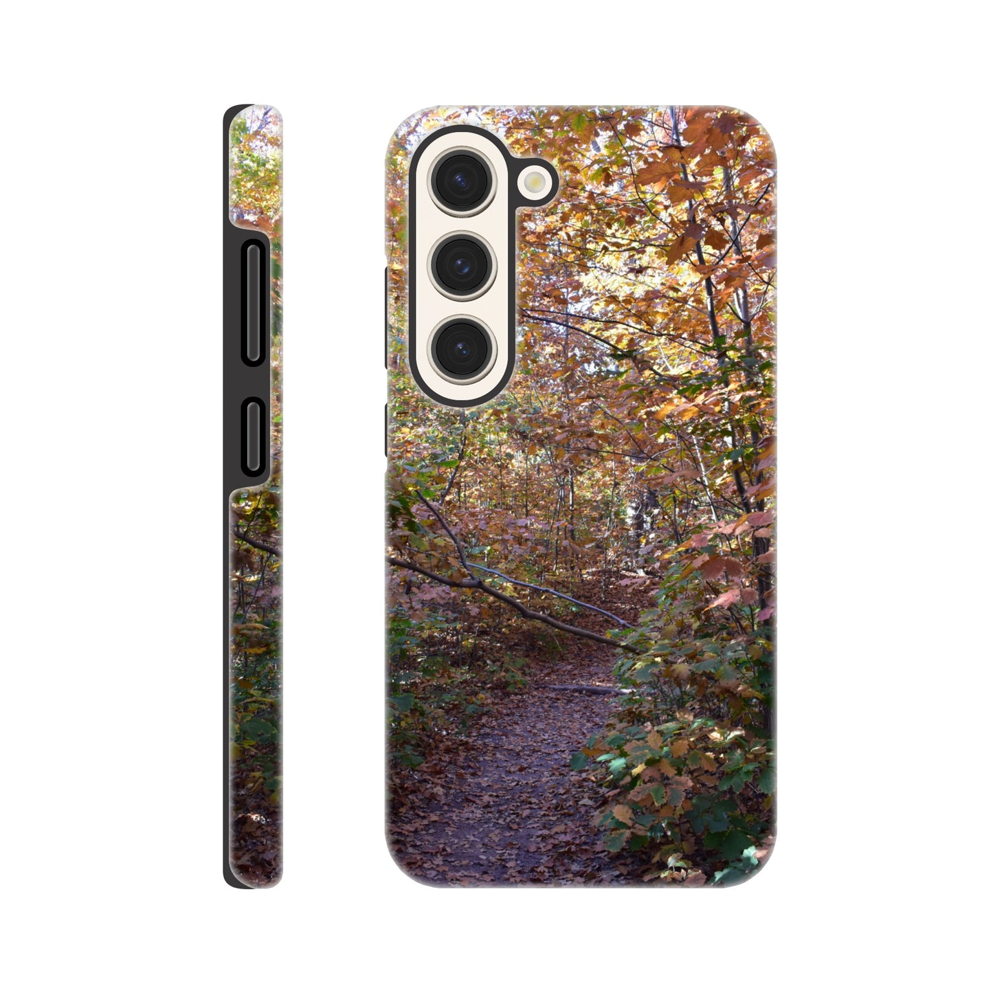 Pathway of Leaves – Tough Phone Case - JDivine