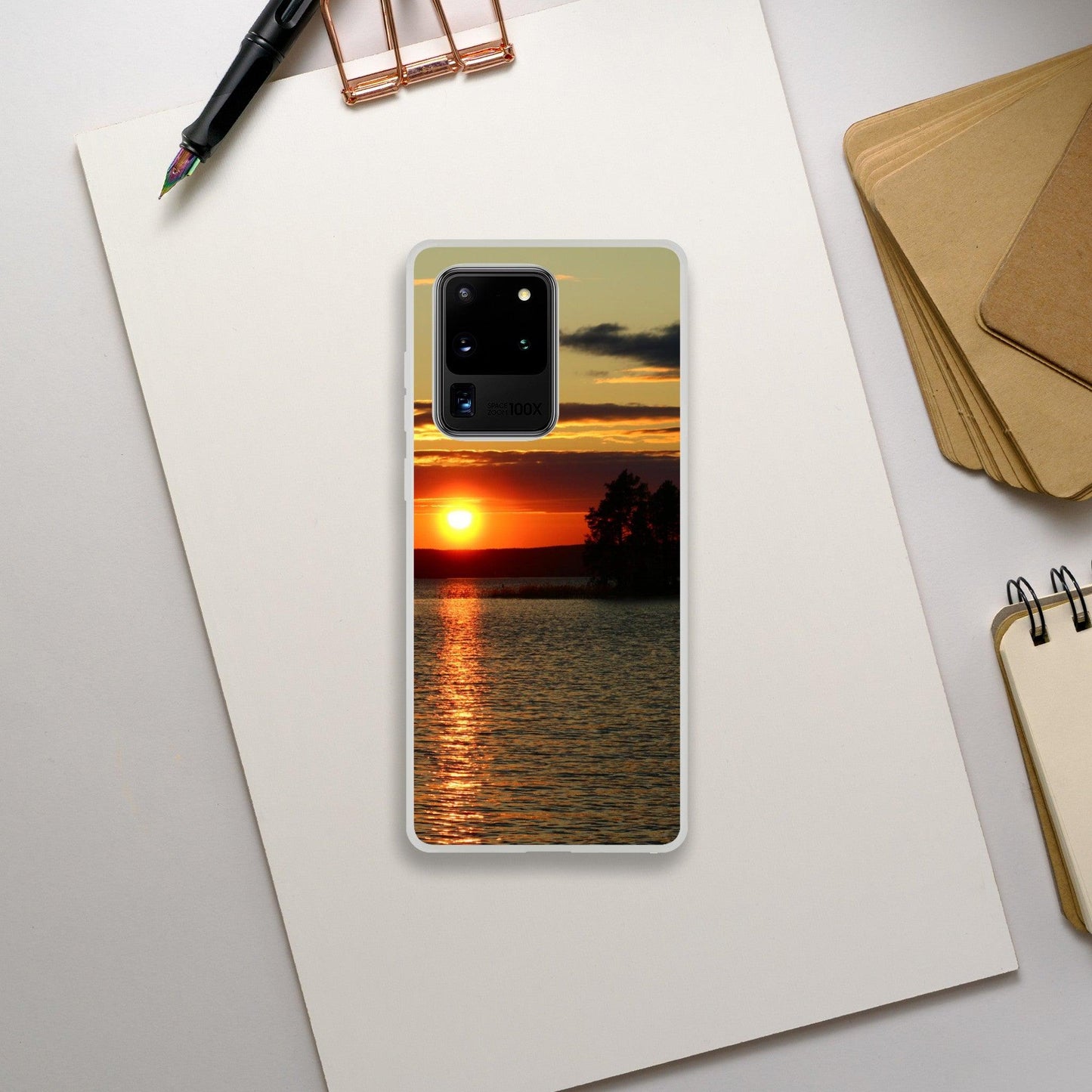 Radiant Sunset Waters - Flexi Phone Case - JDivine