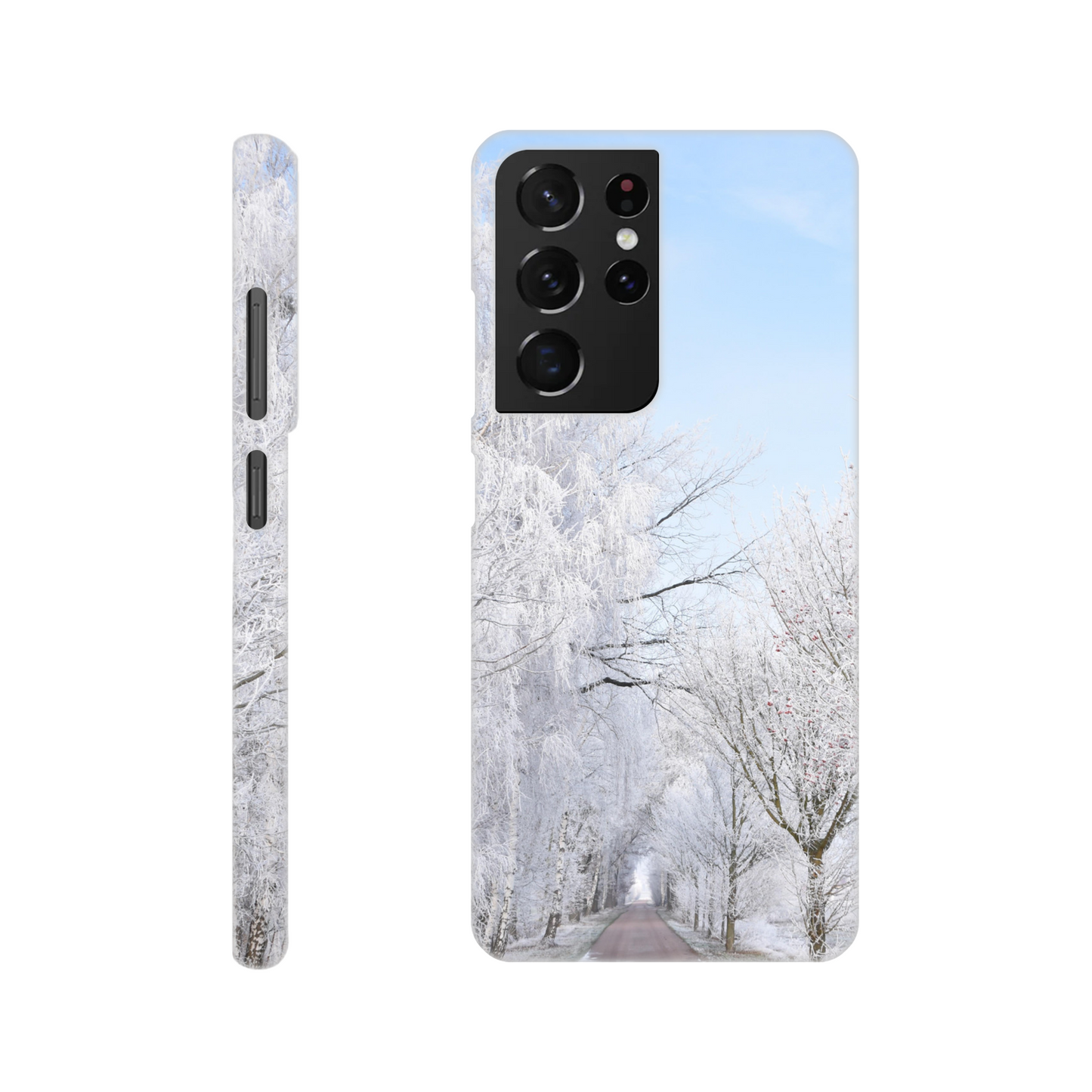 Winter’s Silent Path - Slim Phone Case - JDivine