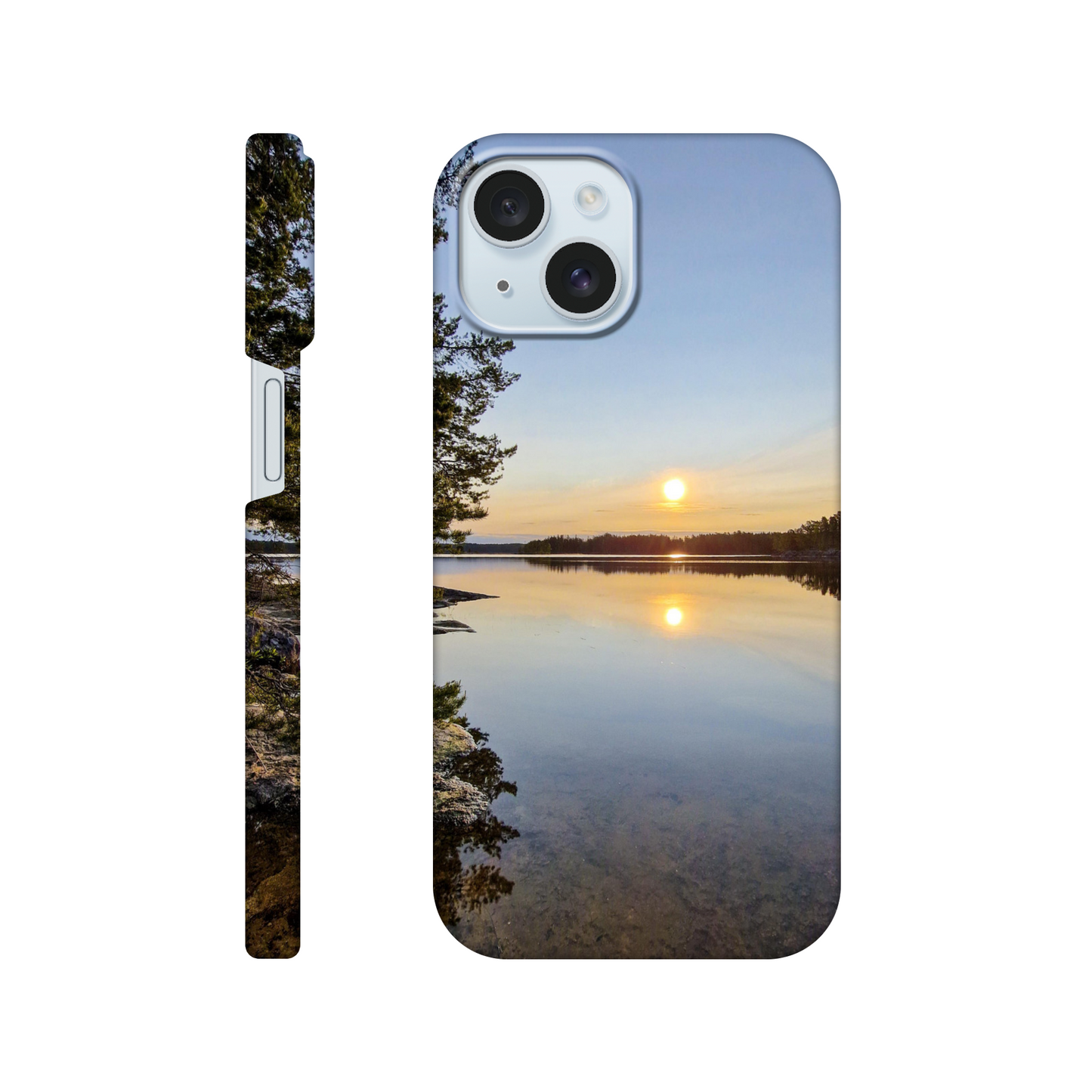 Calm Lake Serenity - Slim Phone Case - JDivine