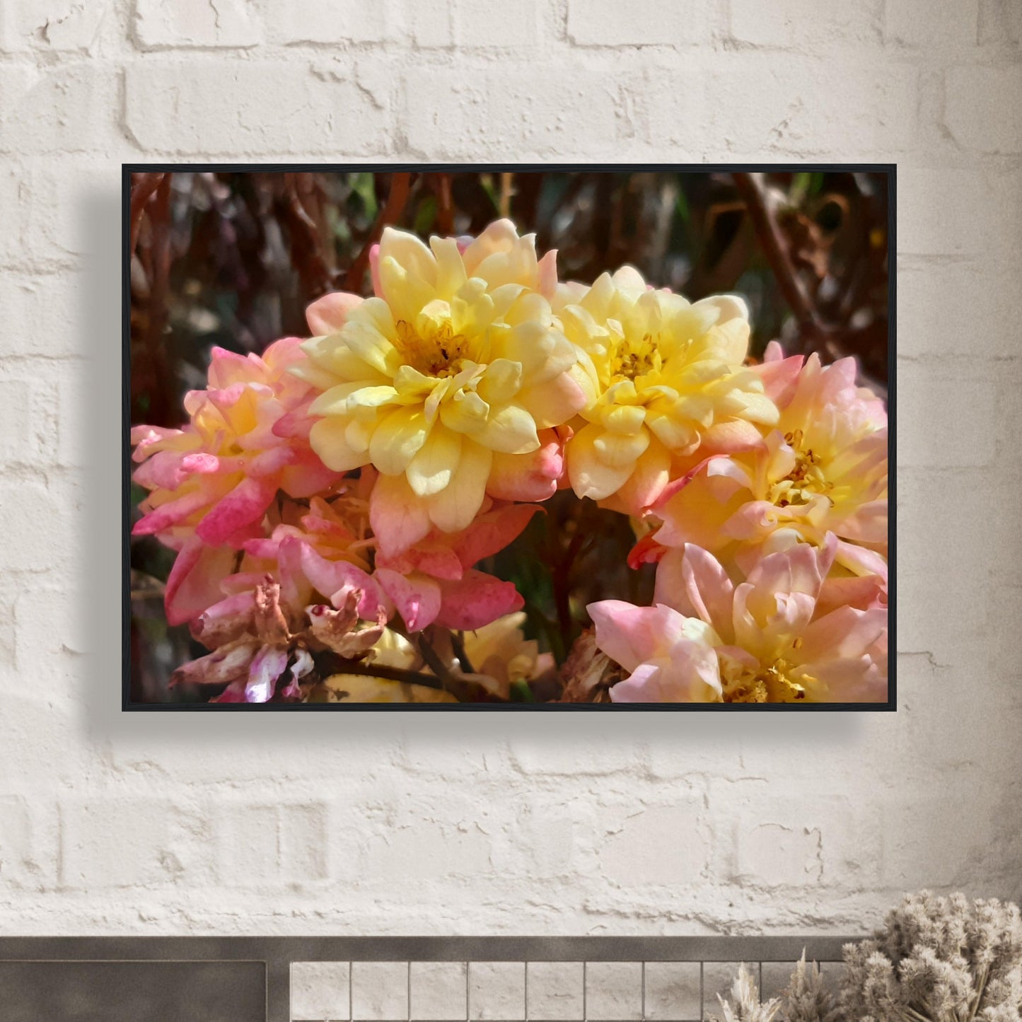 Soft Bloom Harmony - Framed Poster - JDivine