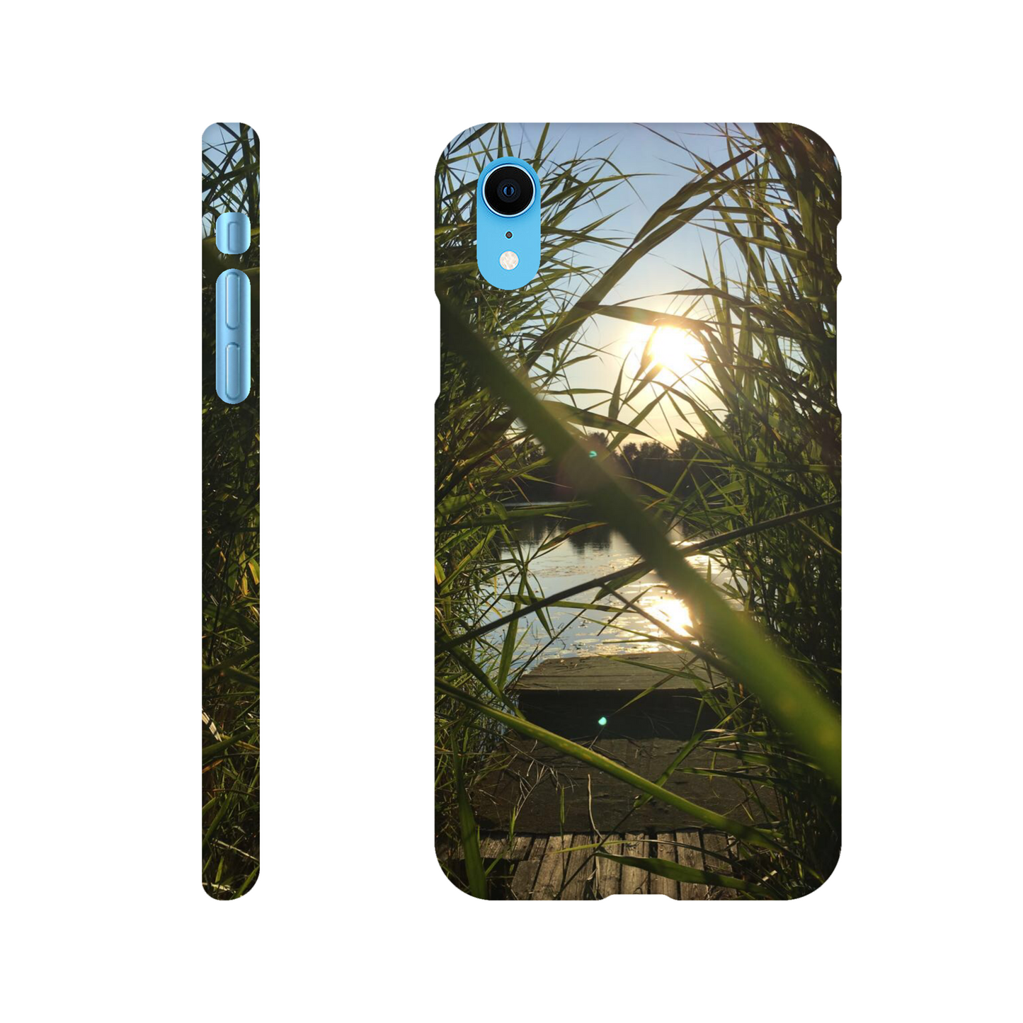 Golden Reed Passage - Slim Phone Case - JDivine