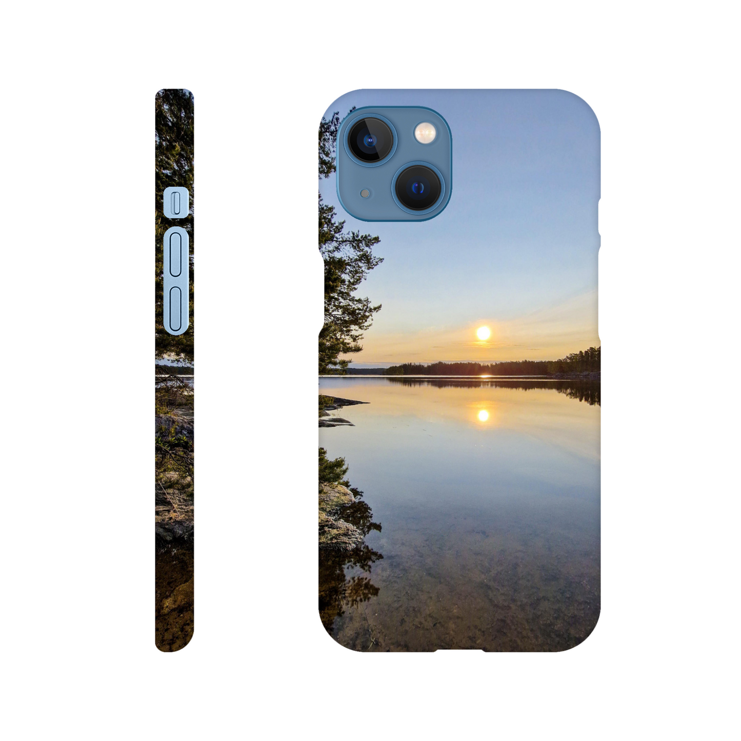 Calm Lake Serenity - Slim Phone Case - JDivine