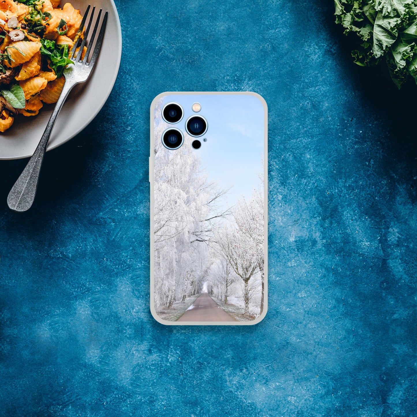 Winter’s Silent Path - Flexi Phone Case - JDivine