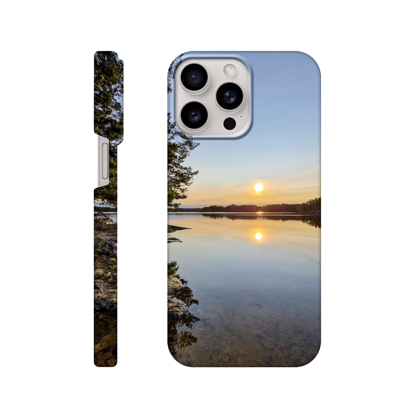 Calm Lake Serenity - Slim Phone Case - JDivine
