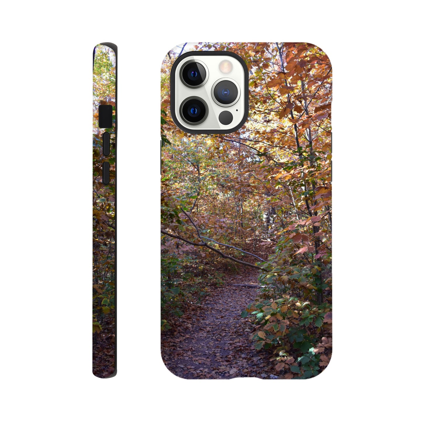 Pathway of Leaves – Tough Phone Case - JDivine
