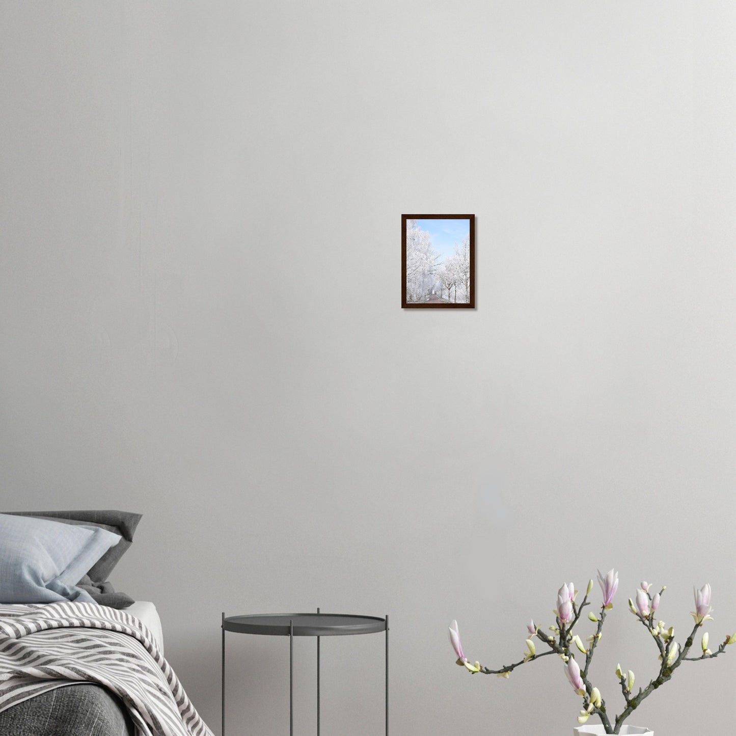 Winter's Silent Path - Framed Poster - JDivine
