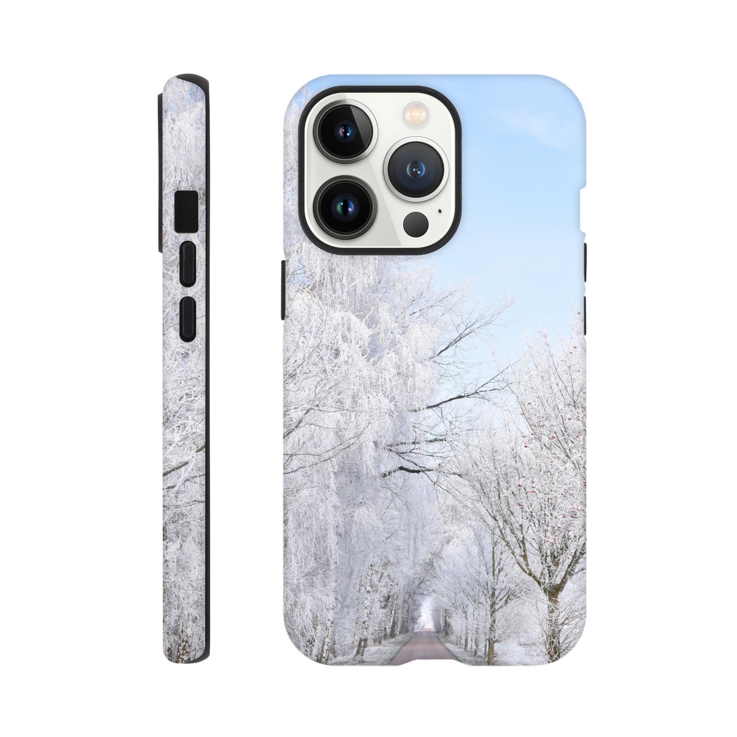 Winter’s Silent Path - Tough Phone Case - JDivine