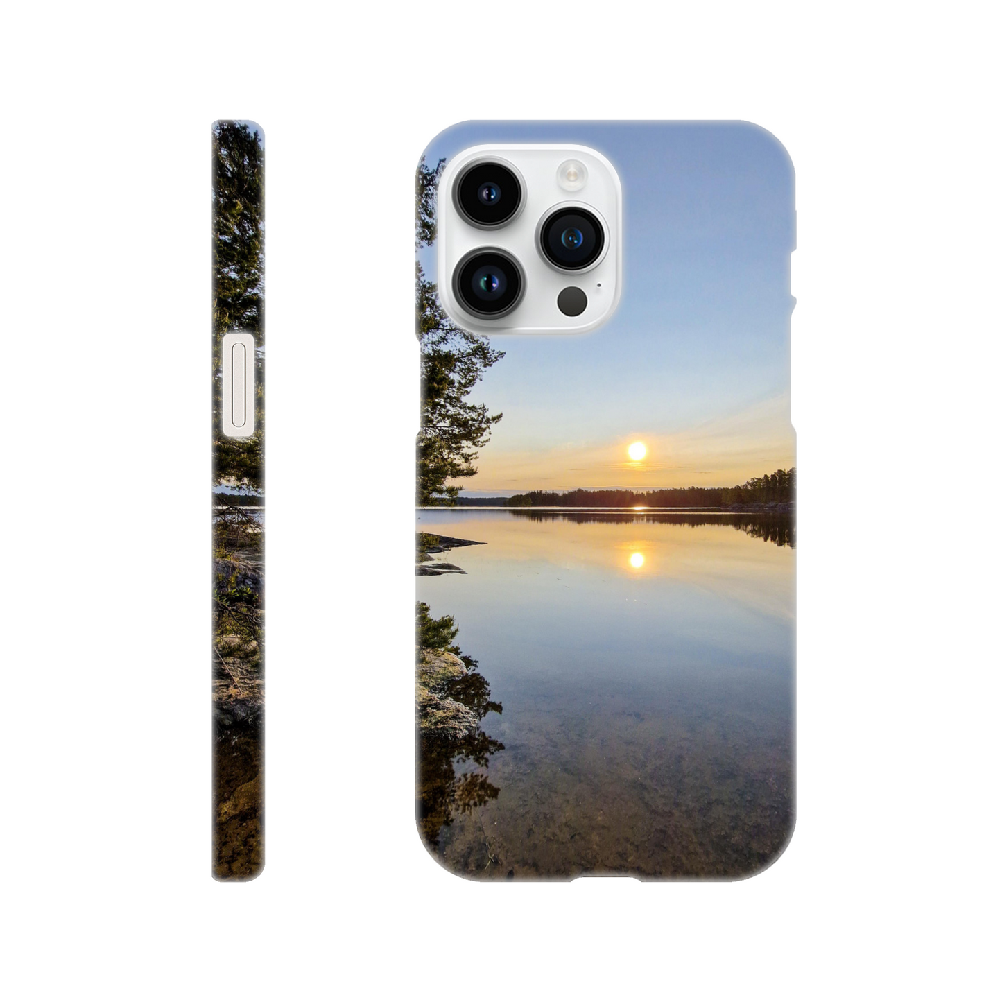 Calm Lake Serenity - Slim Phone Case - JDivine