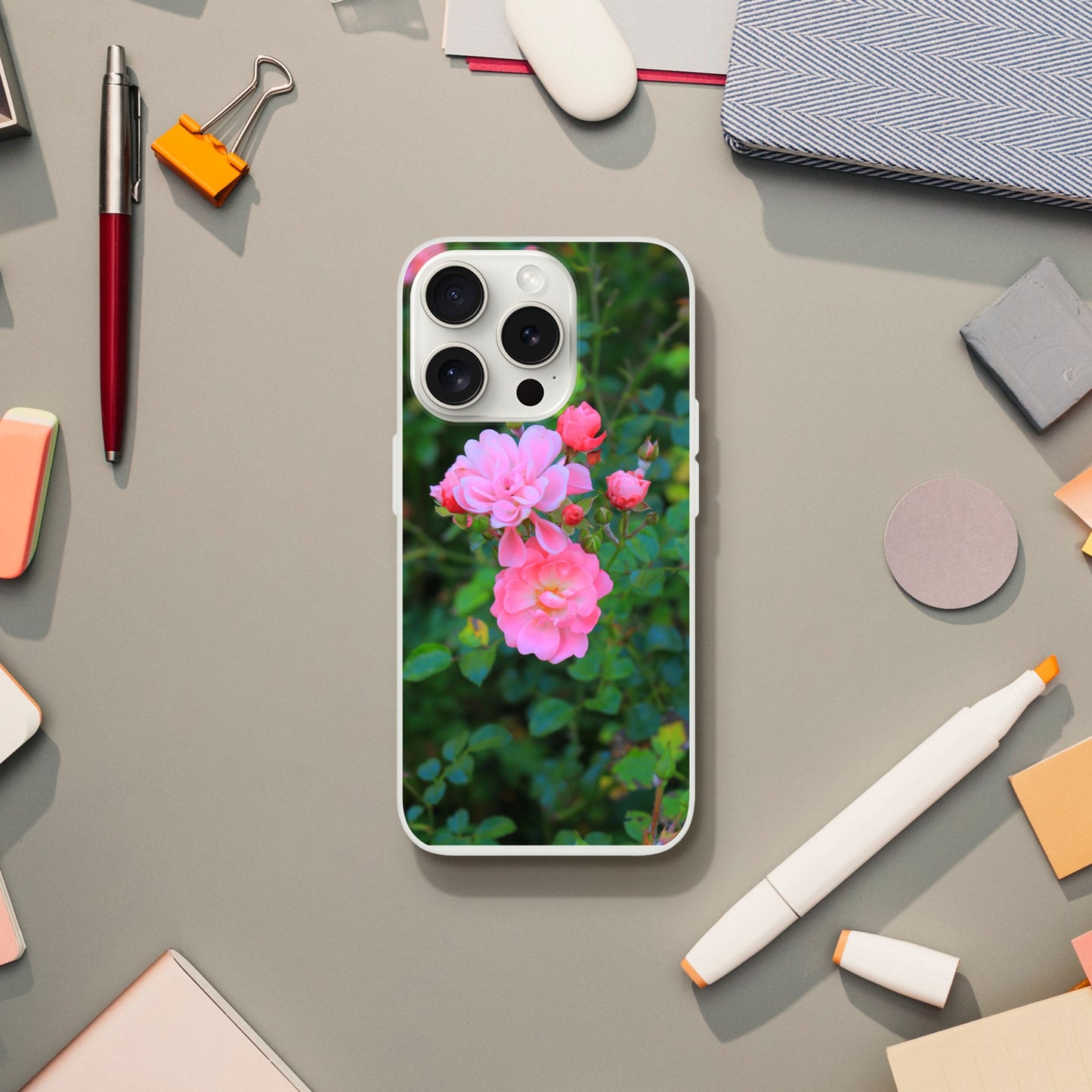 Late Fall Roses - Flexi Phone Case - JDivine