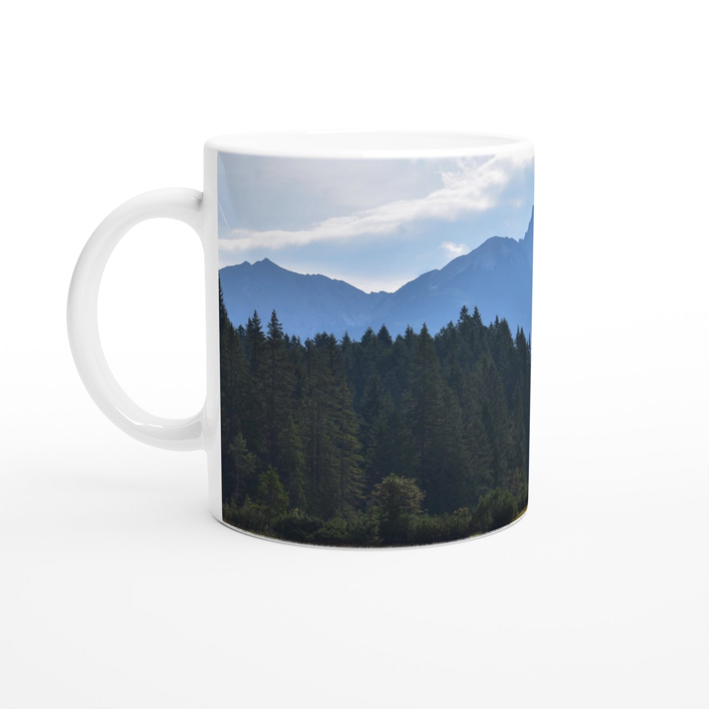 Misty Mountain Morning - Mug - JDivine