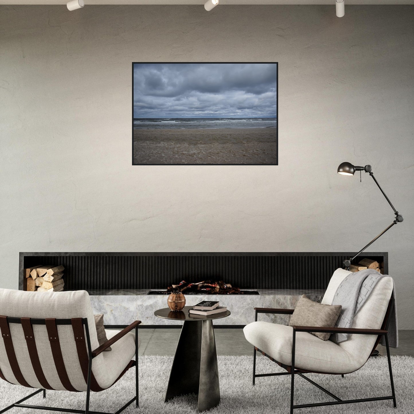 Tranquil Shoreline - Framed Poster - JDivine