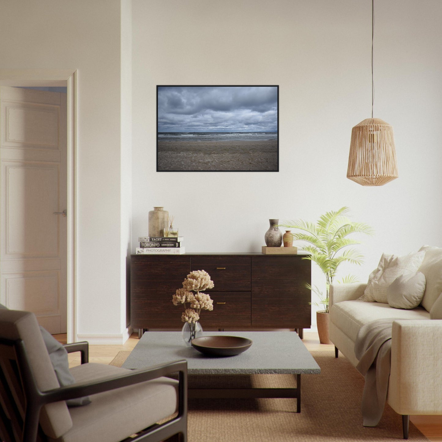 Tranquil Shoreline - Framed Poster - JDivine