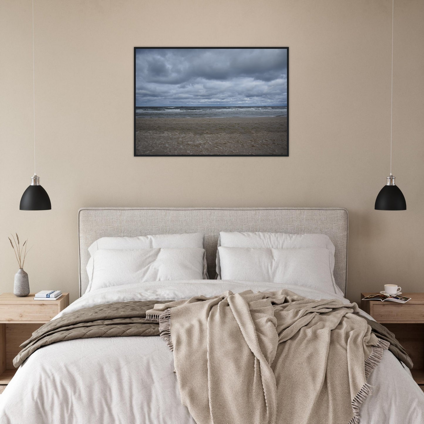 Tranquil Shoreline - Framed Poster - JDivine