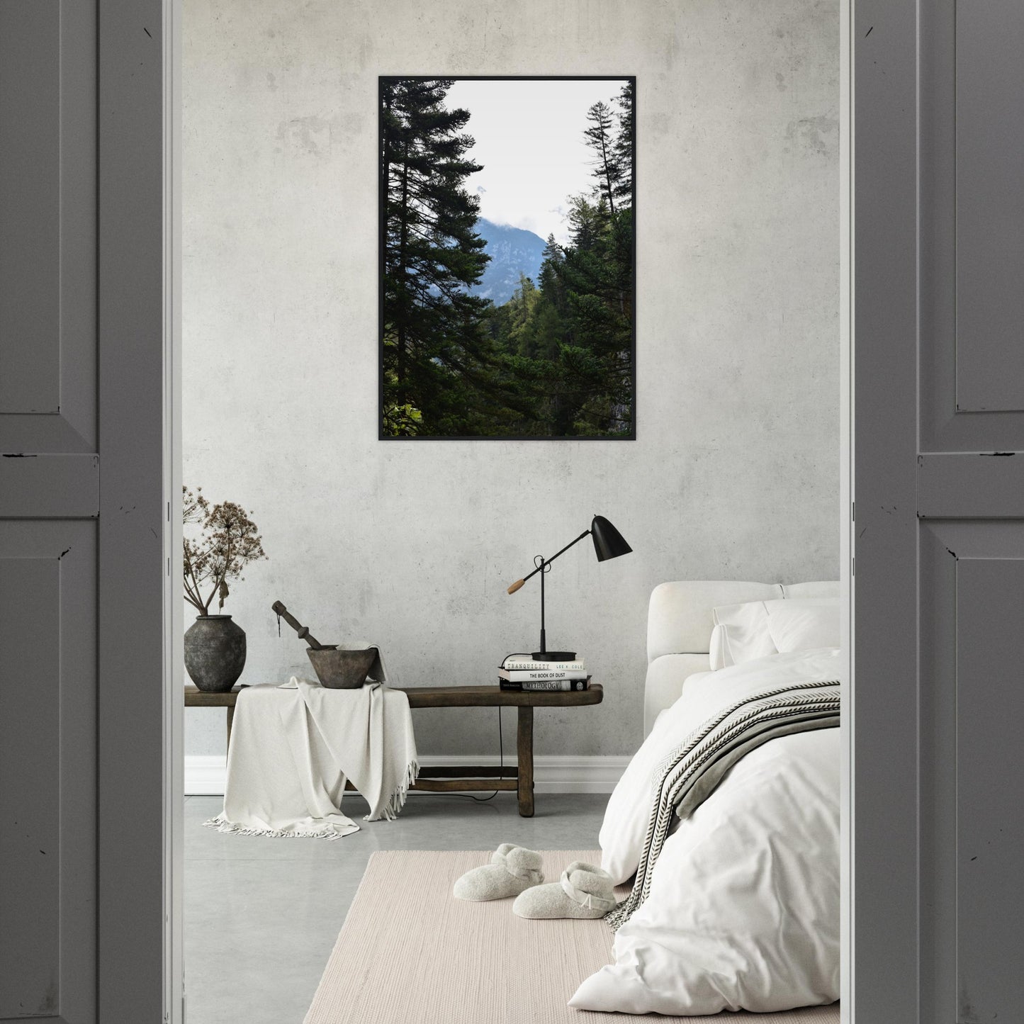Veiled Ascent - Framed Poster - JDivine