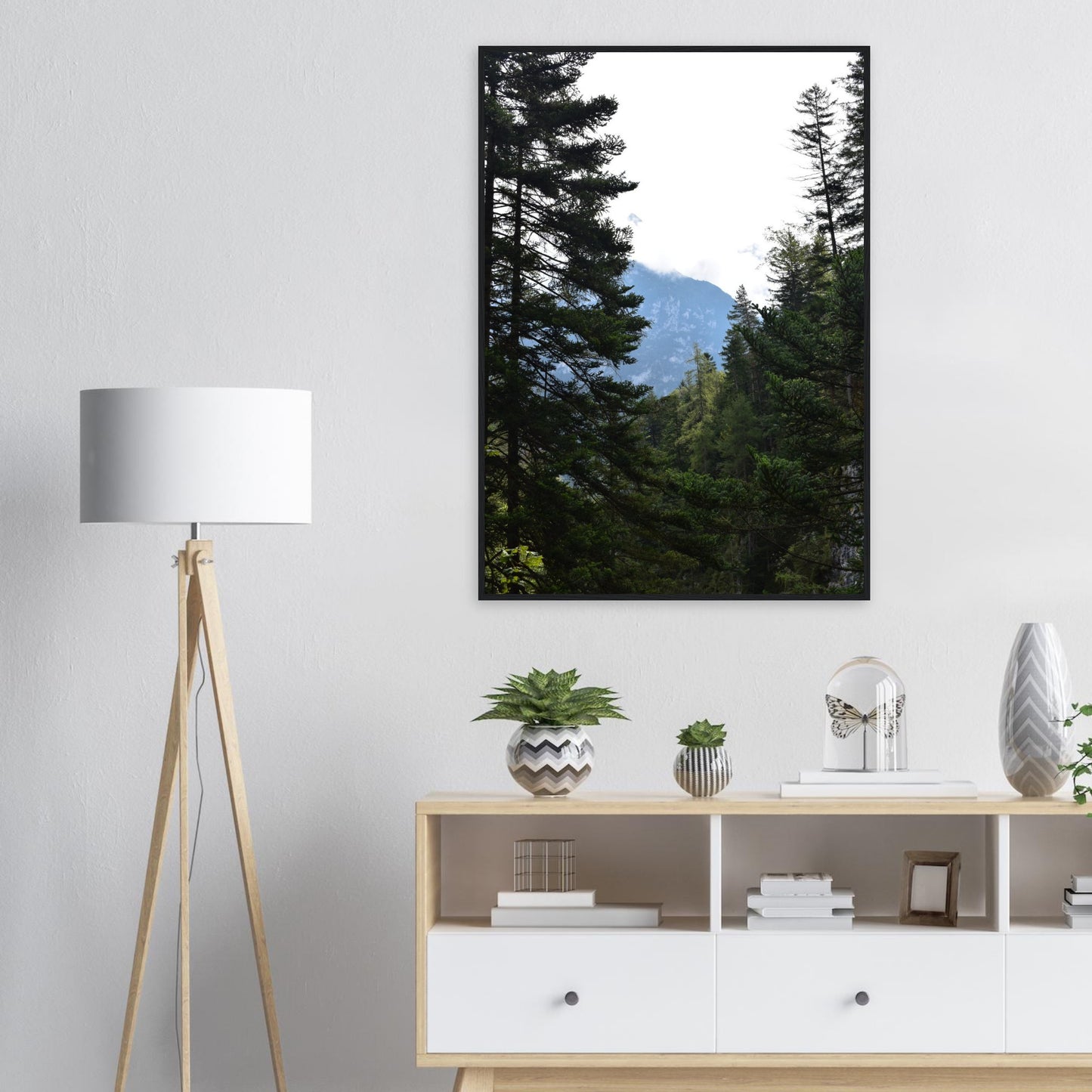Veiled Ascent - Framed Poster - JDivine