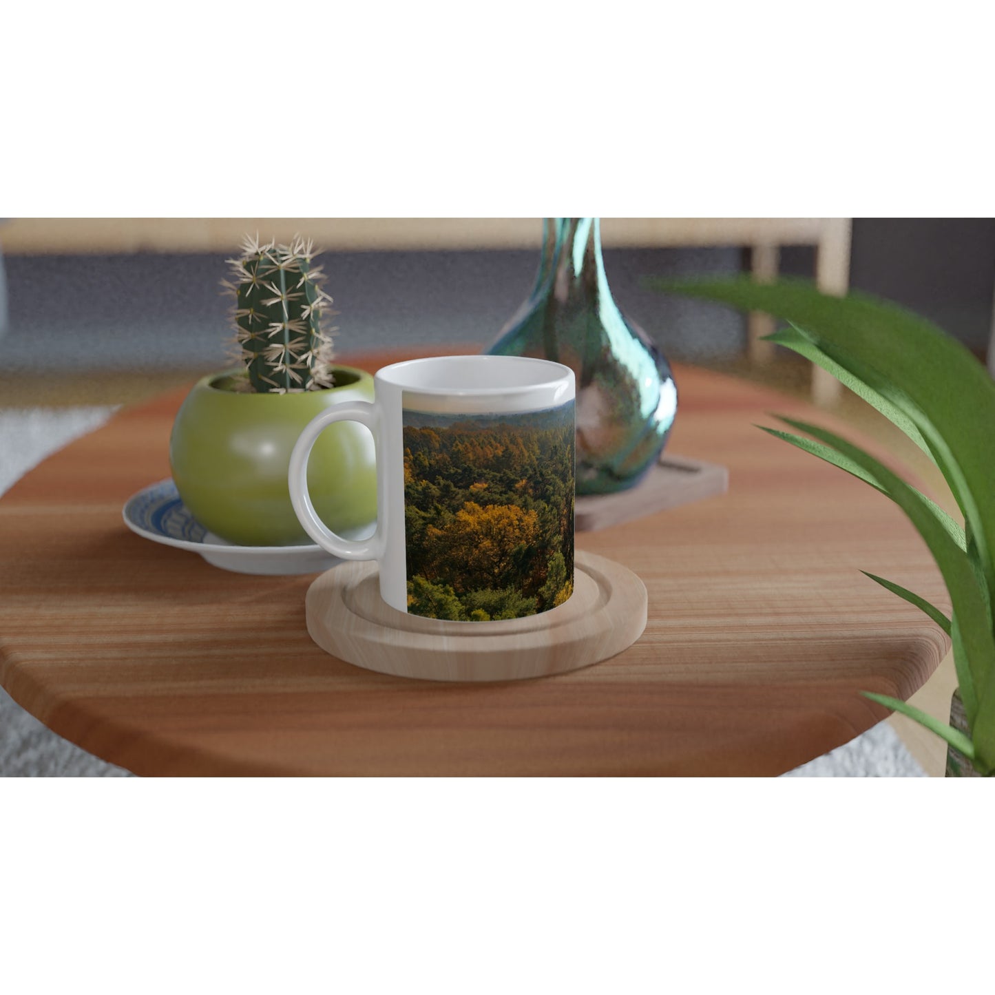 Vibrant Autumn Forest - Mug - JDivine