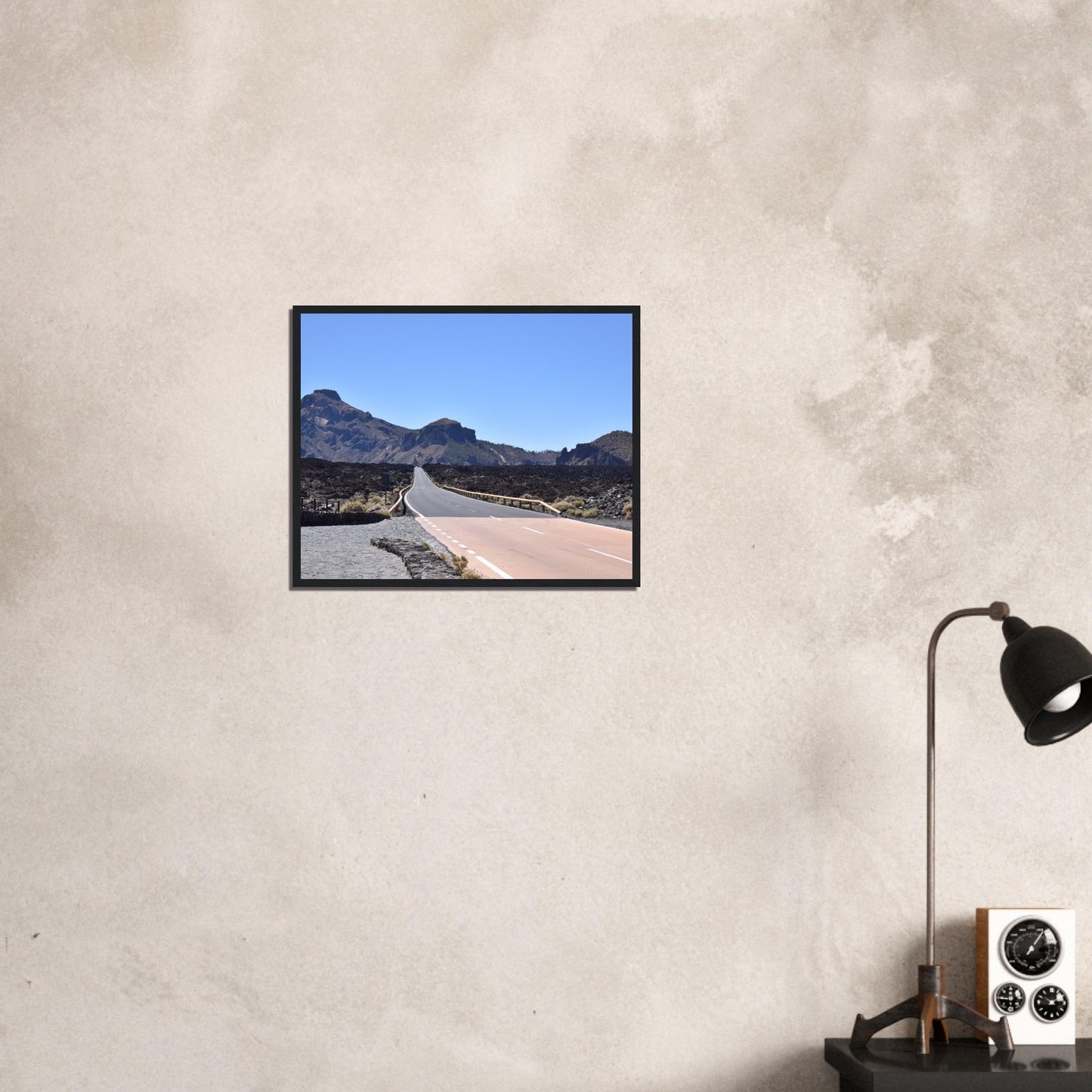 Volcanic Road to the Unknown - Framed Poster - JDivine