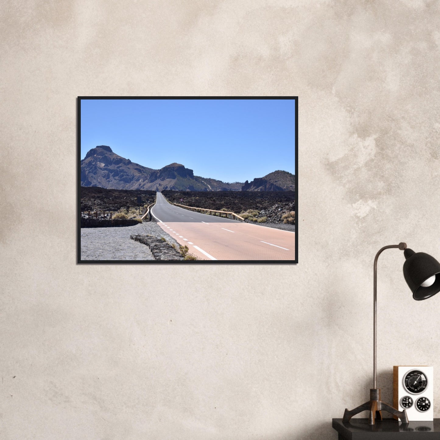 Volcanic Road to the Unknown - Framed Poster - JDivine