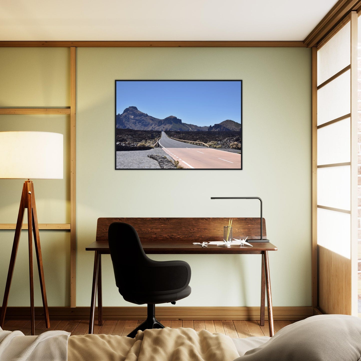 Volcanic Road to the Unknown - Framed Poster - JDivine