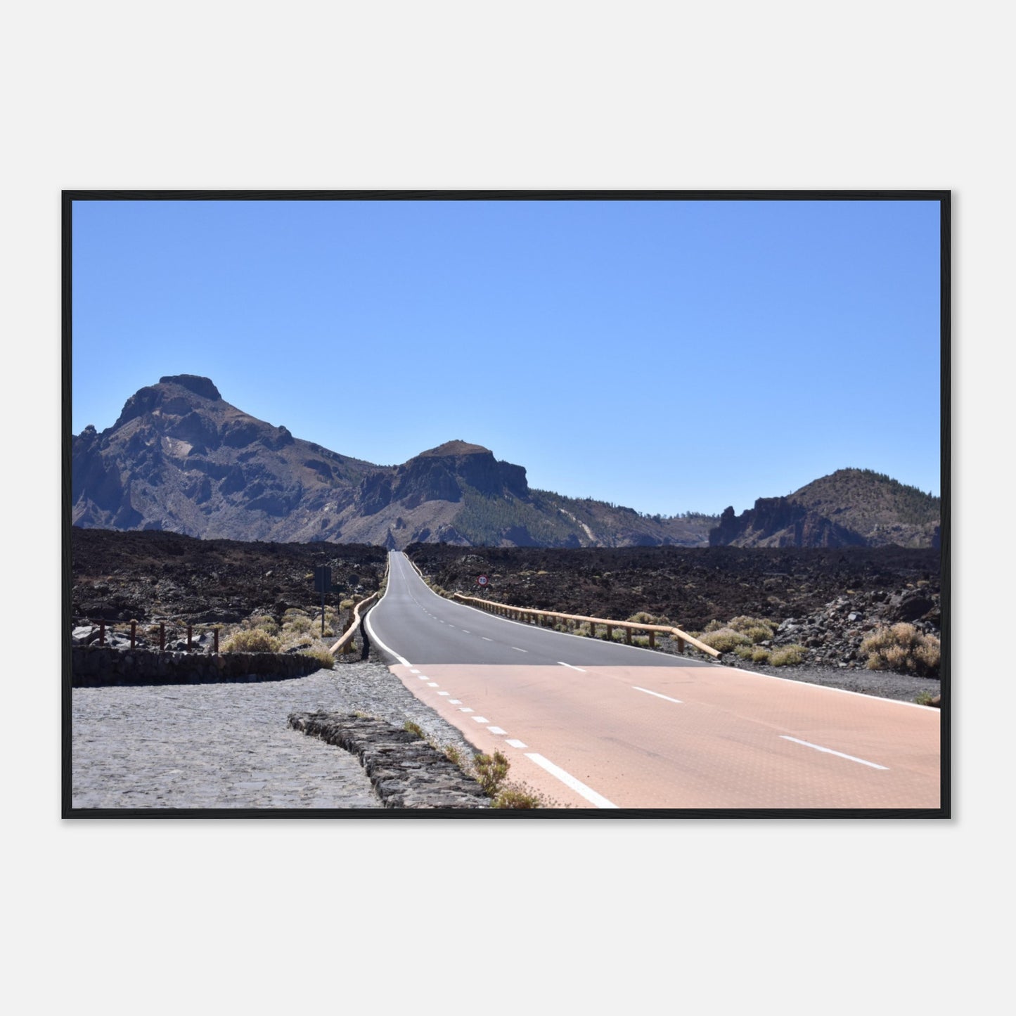 Volcanic Road to the Unknown - Framed Poster - JDivine