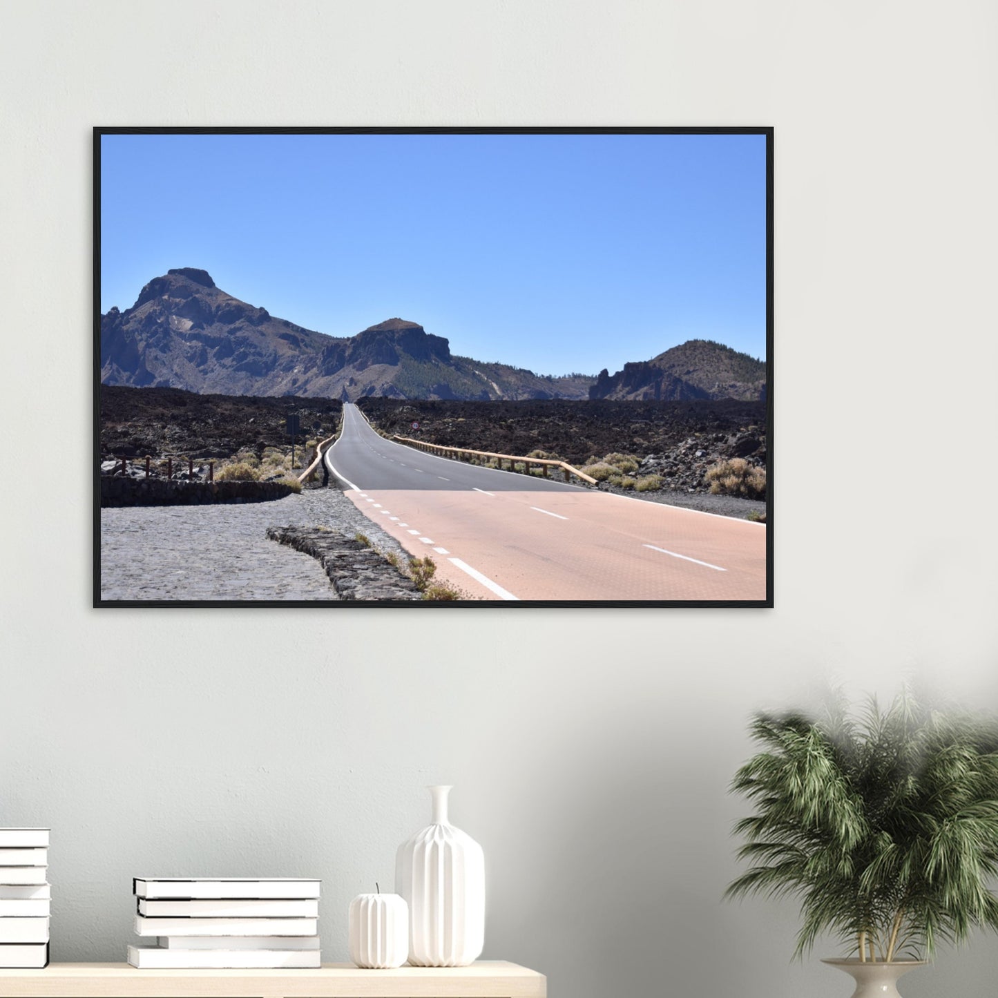 Volcanic Road to the Unknown - Framed Poster - JDivine