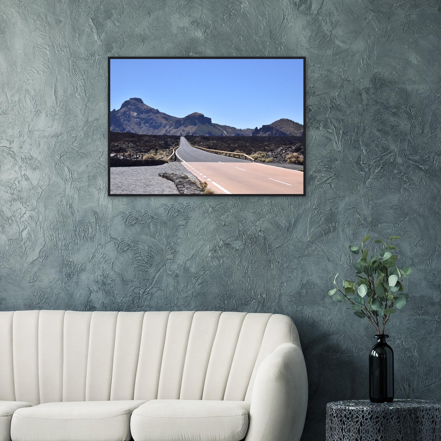 Volcanic Road to the Unknown - Framed Poster - JDivine