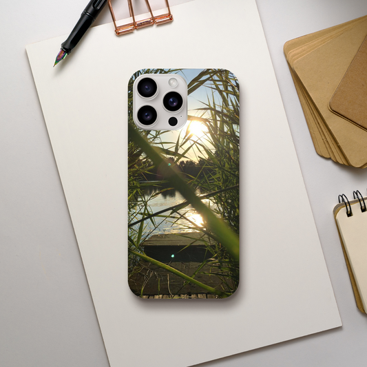 Golden Reed Passage - Slim Phone Case - JDivine 