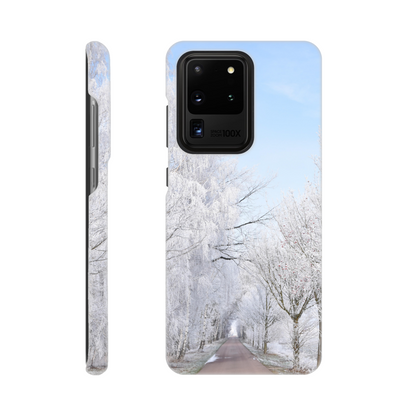 Winter’s Silent Path - Slim Phone Case - JDivine 