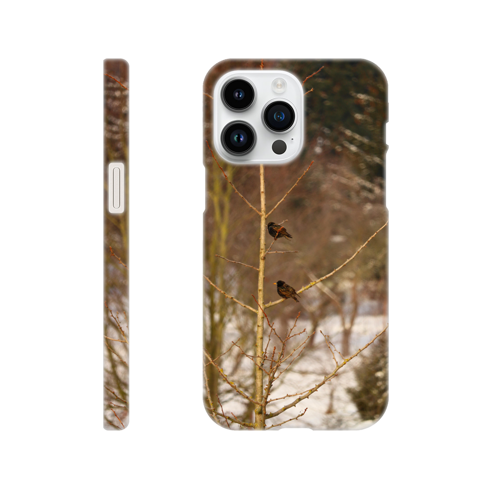 Feathered Winterday - Slim Phone Case - JDivine 