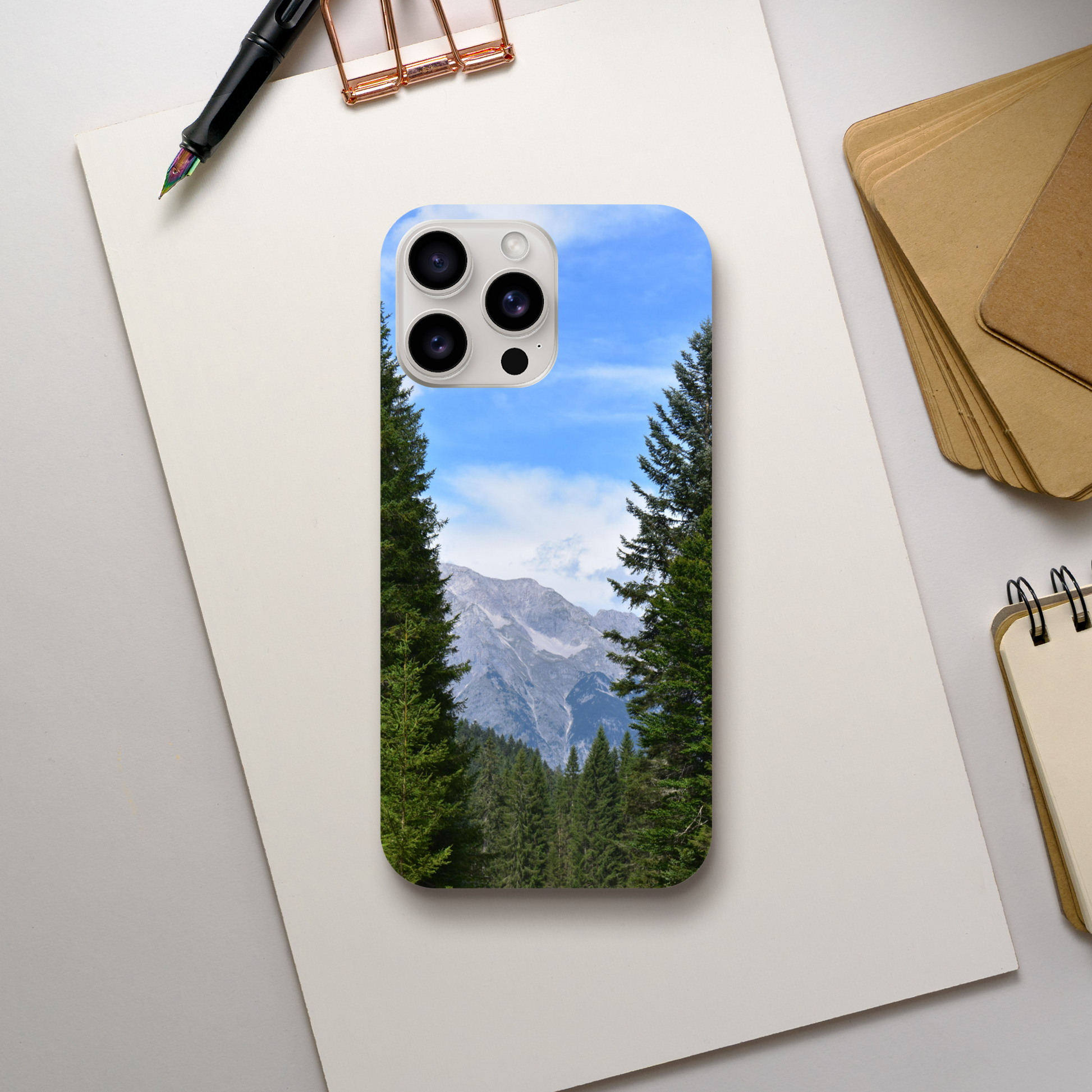 Evergreen Peaks - Slim Phone Case - JDivine 