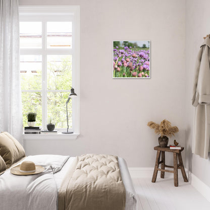 Purple Bloom Whispers - Framed Poster - JDivine 