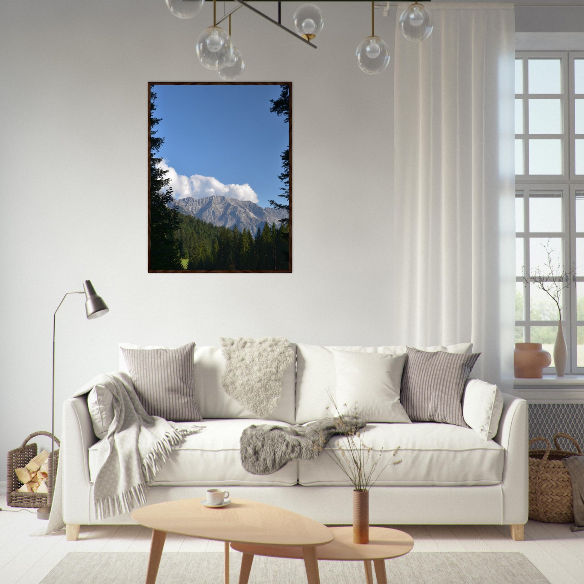 Framed Peaks - Framed Poster - JDivine 