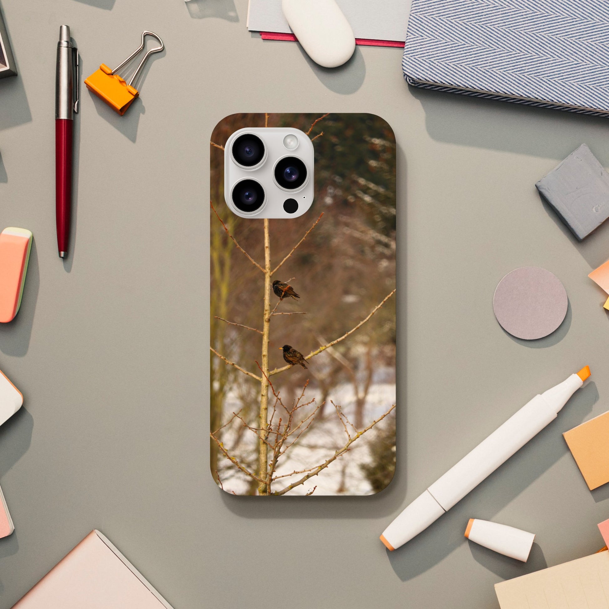 Feathered Winterday - Tough Phone Case - JDivine 