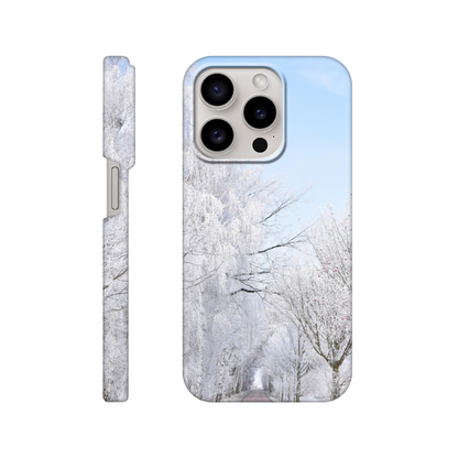 Winter’s Silent Path - Slim Phone Case - JDivine 