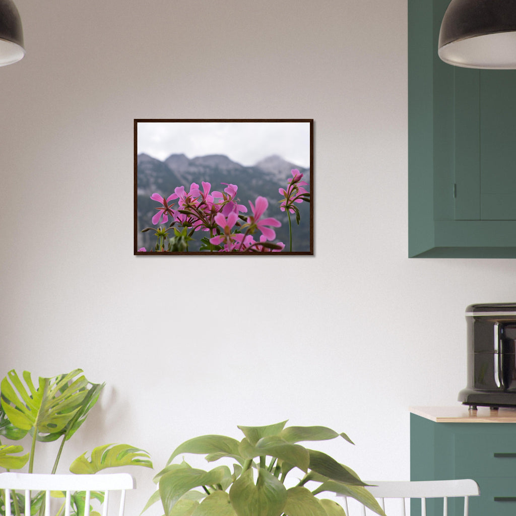Alpine Bloom - Framed Poster - JDivine 