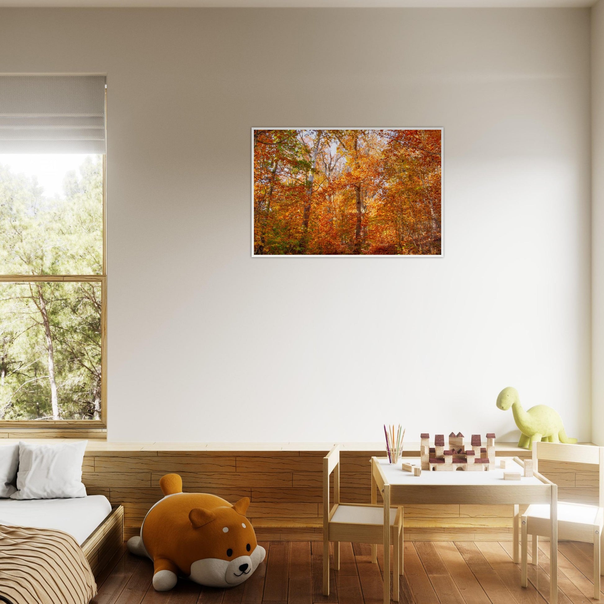 Colorful Trees - Framed Poster - JDivine 
