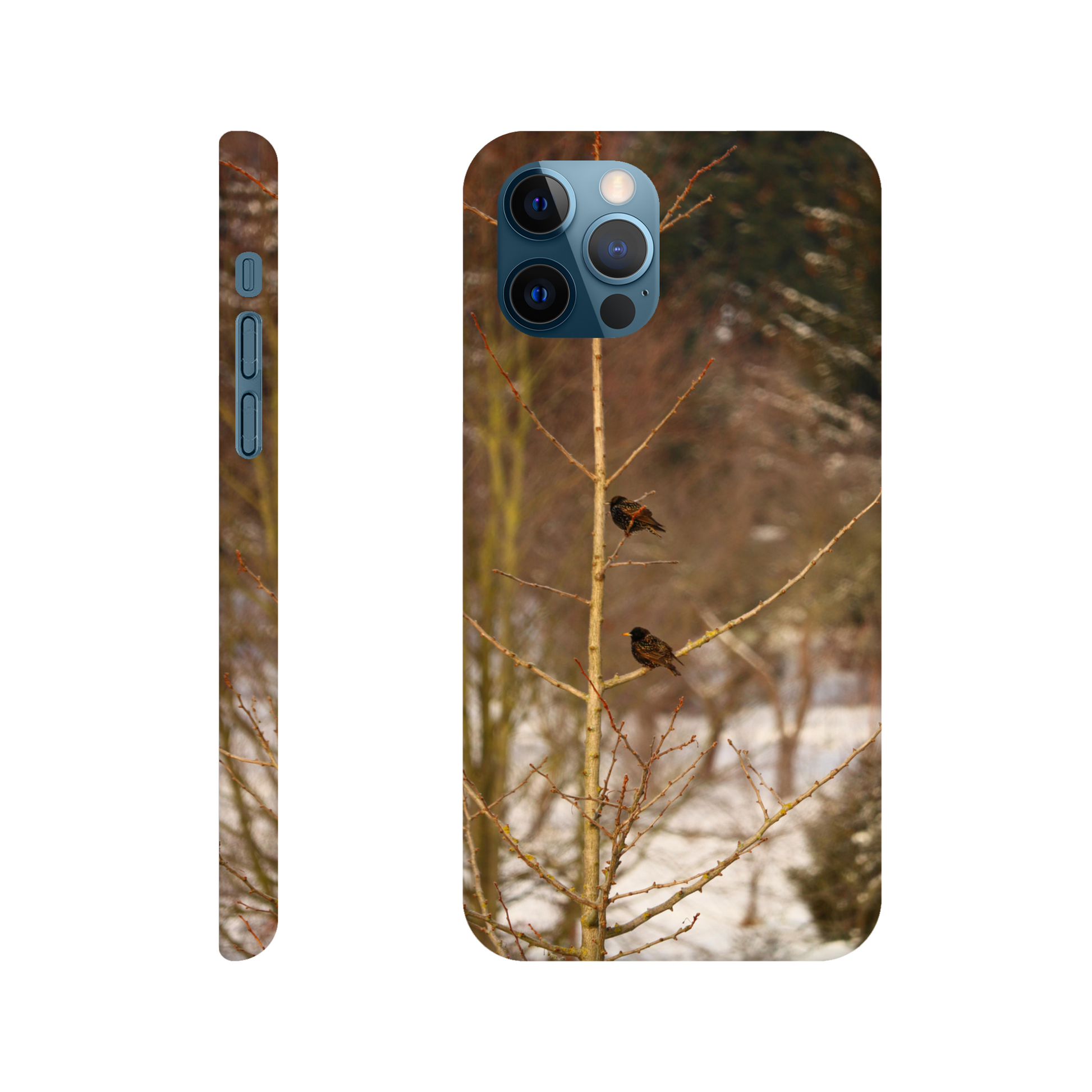 Feathered Winterday - Slim Phone Case - JDivine 