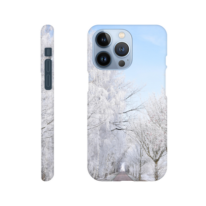 Winter’s Silent Path - Slim Phone Case - JDivine 