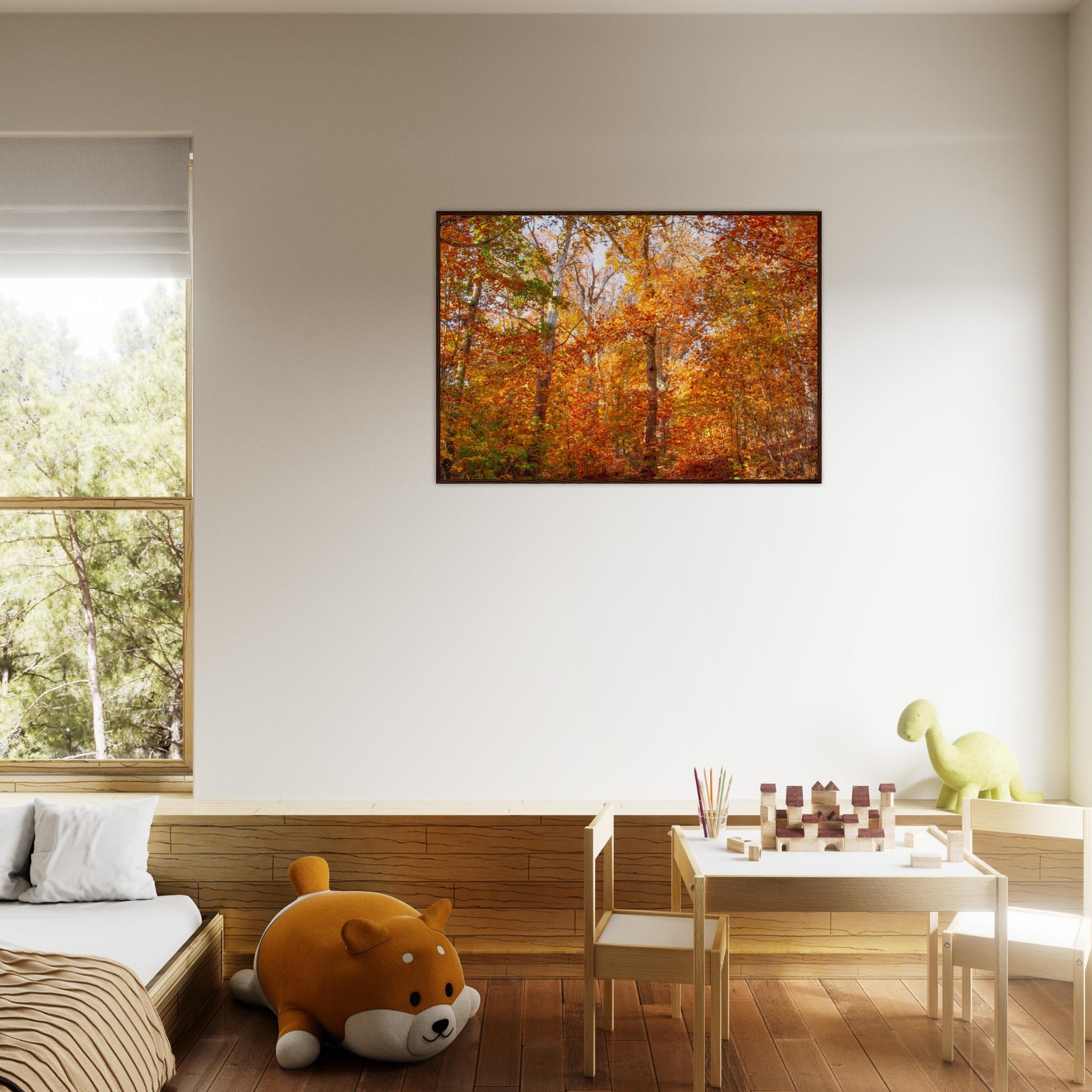 Colorful Trees - Framed Poster - JDivine 