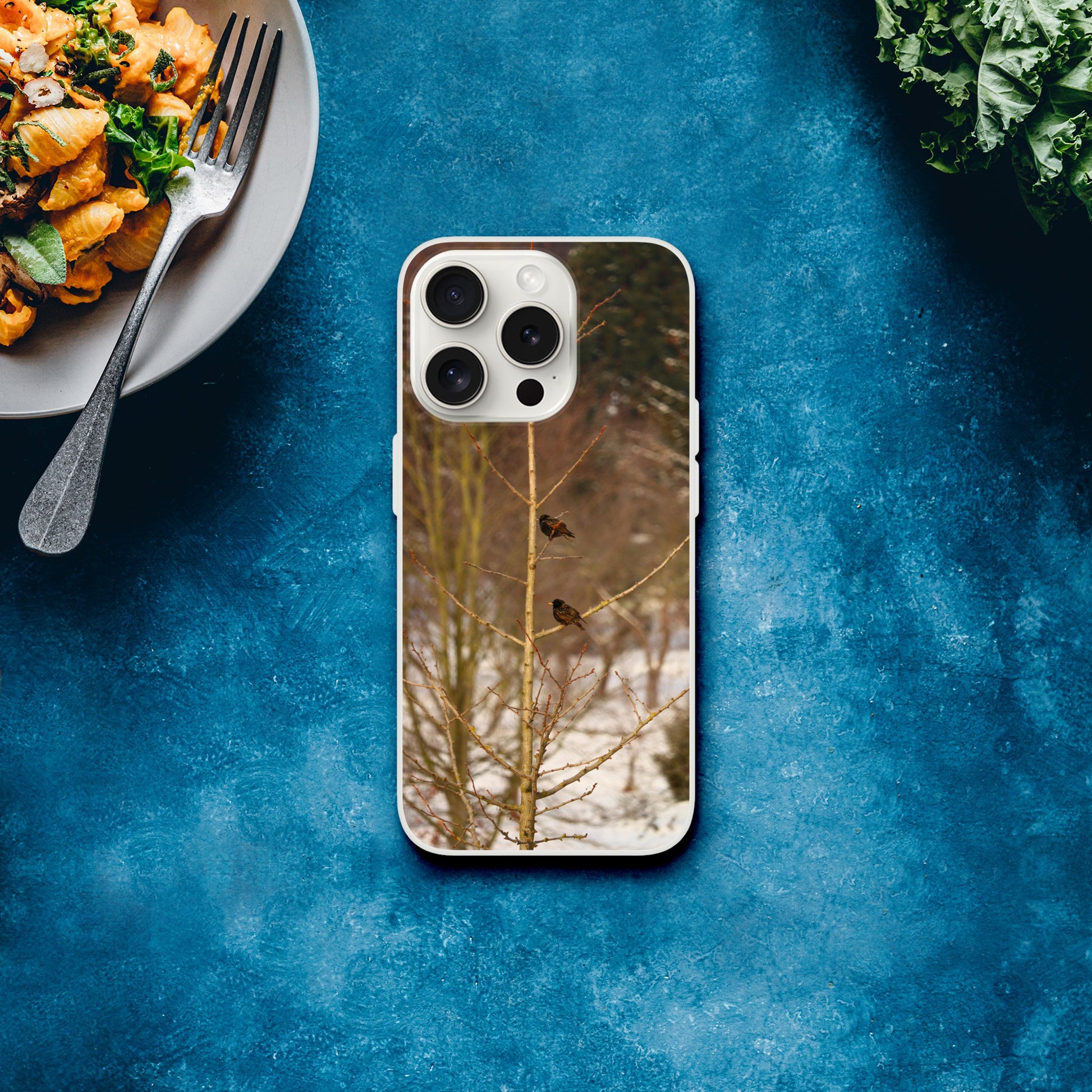 Feathered Winterday - Flexi Phone Case - JDivine 