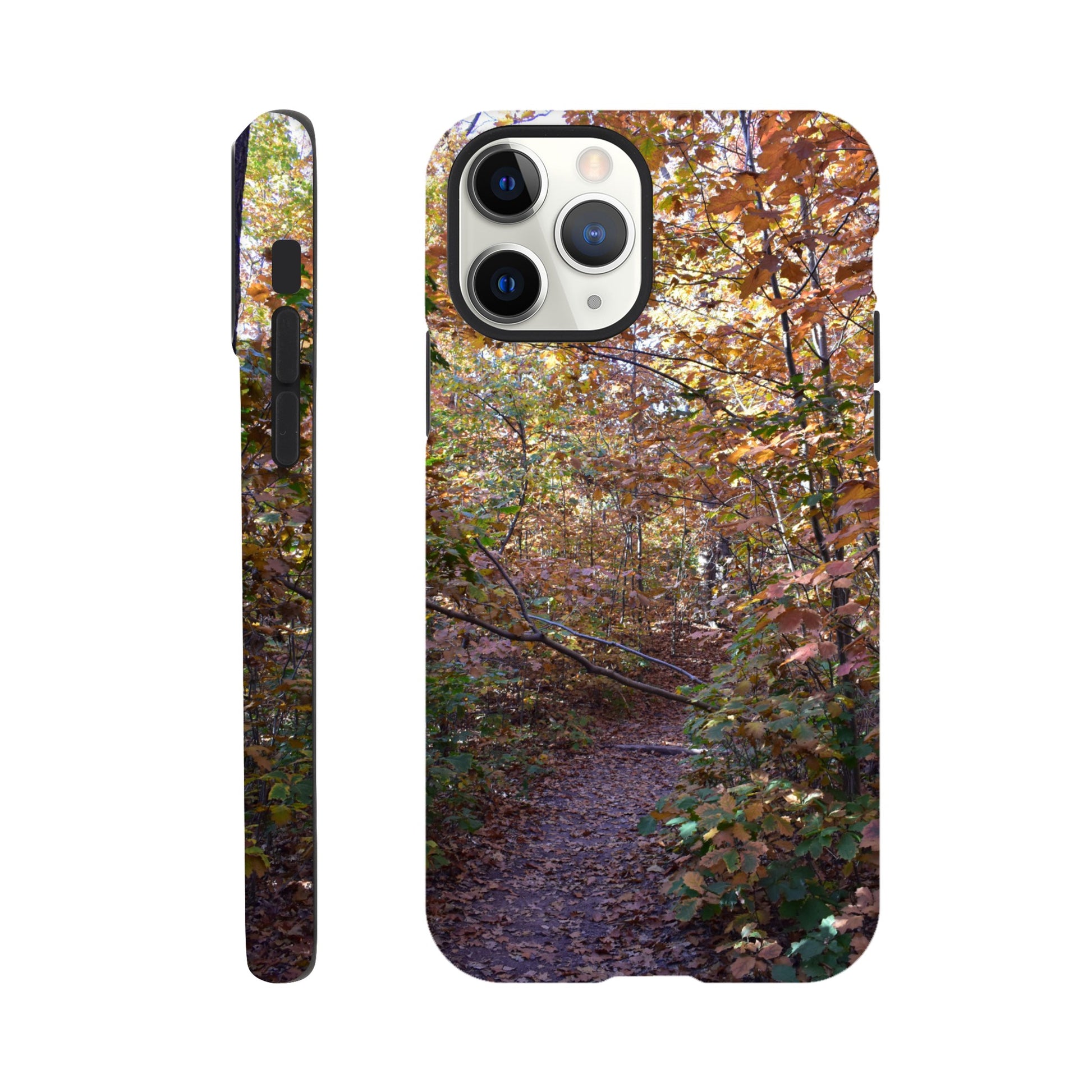Pathway of Leaves – Tough Phone Case - JDivine 