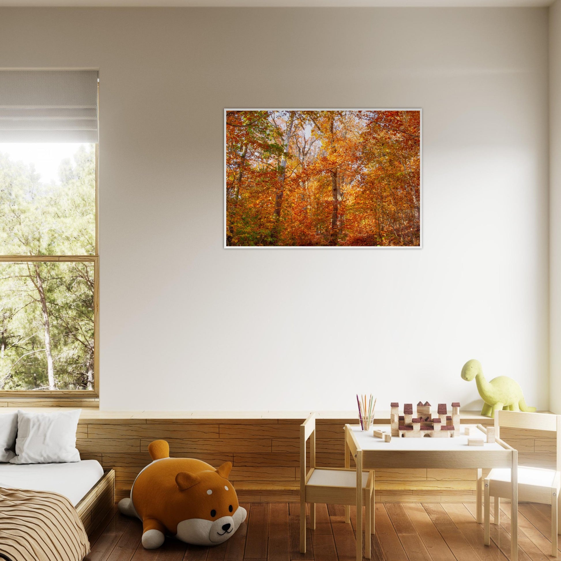 Colorful Trees - Framed Poster - JDivine 